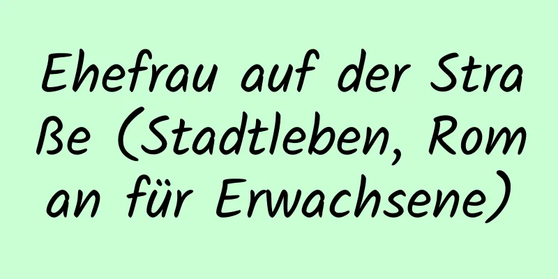 Ehefrau auf der Straße (Stadtleben, Roman für Erwachsene)