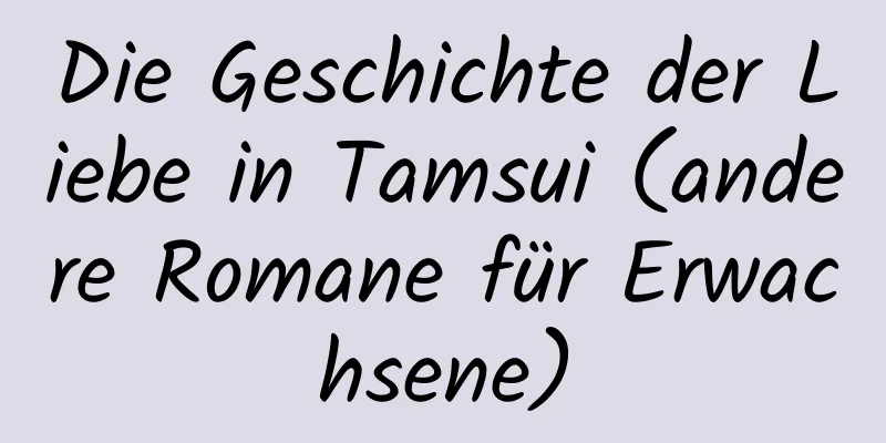 Die Geschichte der Liebe in Tamsui (andere Romane für Erwachsene)