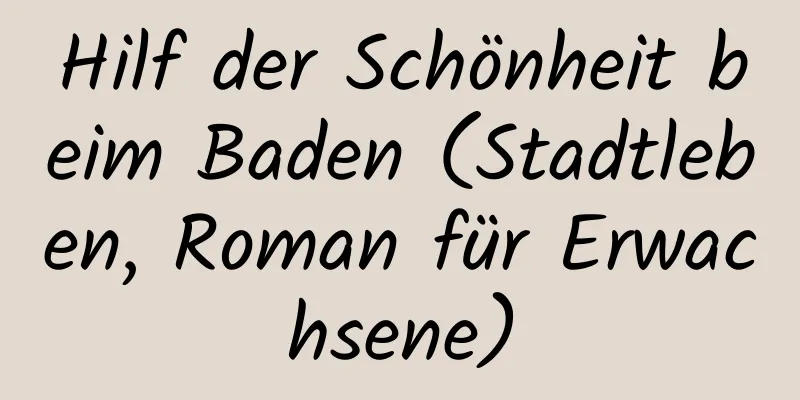 Hilf der Schönheit beim Baden (Stadtleben, Roman für Erwachsene)