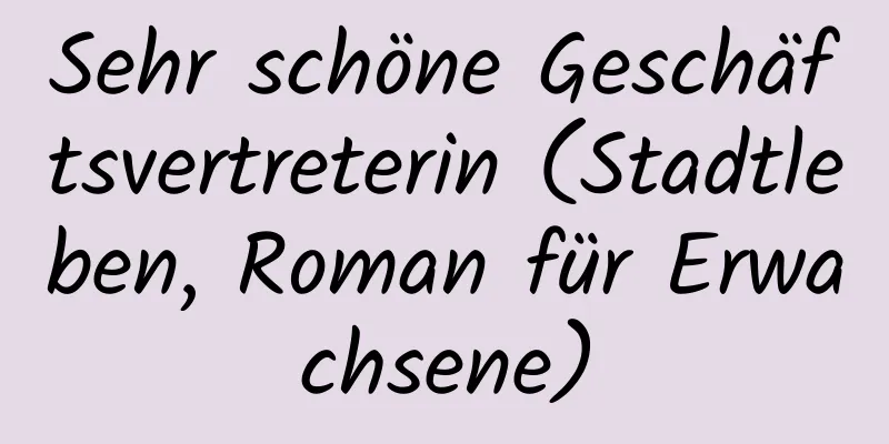 Sehr schöne Geschäftsvertreterin (Stadtleben, Roman für Erwachsene)