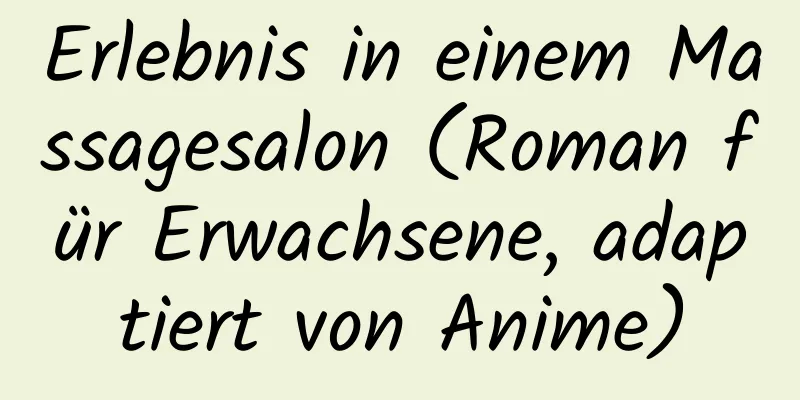 Erlebnis in einem Massagesalon (Roman für Erwachsene, adaptiert von Anime)