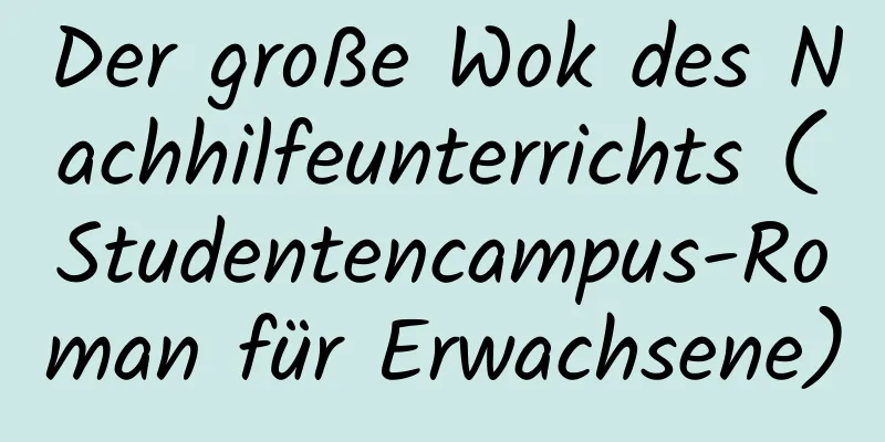 Der große Wok des Nachhilfeunterrichts (Studentencampus-Roman für Erwachsene)