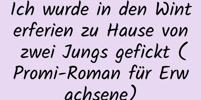 Ich wurde in den Winterferien zu Hause von zwei Jungs gefickt (Promi-Roman für Erwachsene)