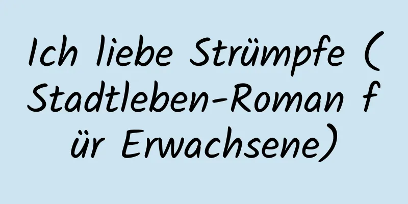 Ich liebe Strümpfe (Stadtleben-Roman für Erwachsene)