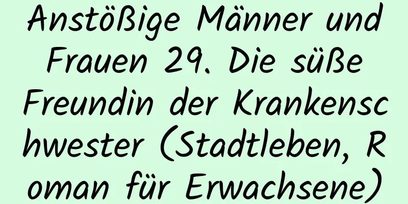 Anstößige Männer und Frauen 29. Die süße Freundin der Krankenschwester (Stadtleben, Roman für Erwachsene)