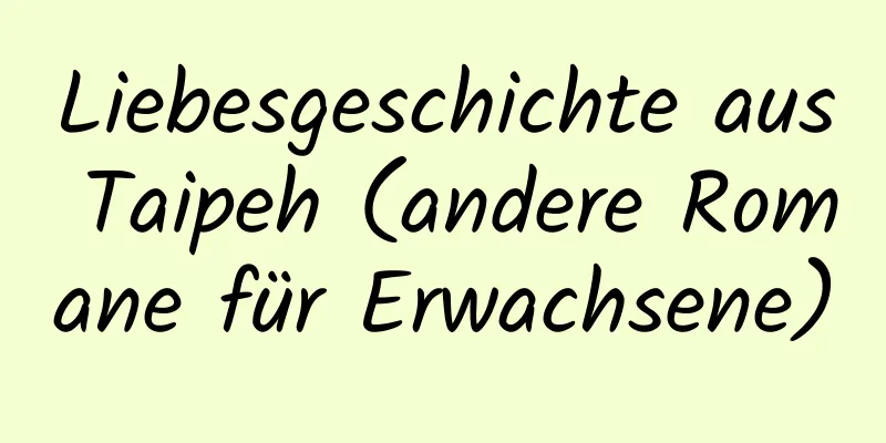 Liebesgeschichte aus Taipeh (andere Romane für Erwachsene)