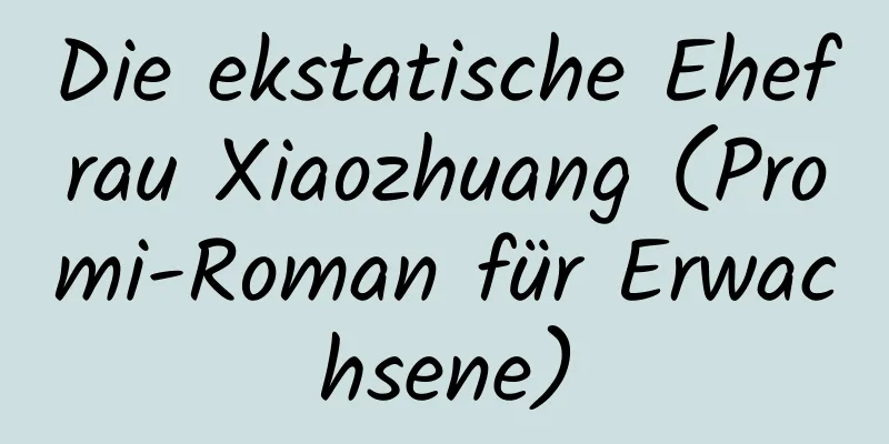 Die ekstatische Ehefrau Xiaozhuang (Promi-Roman für Erwachsene)