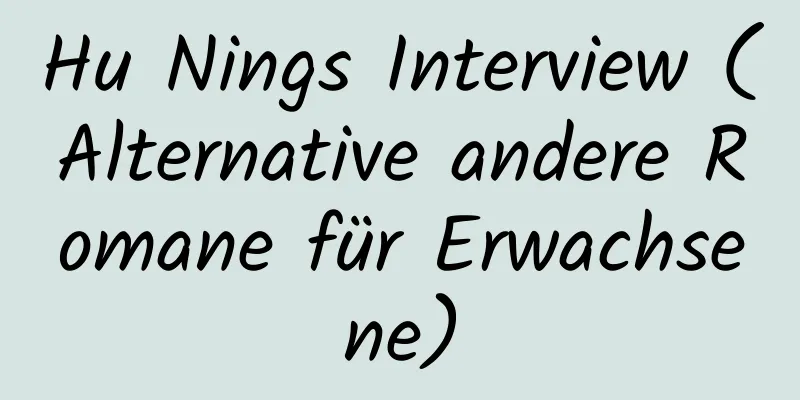 Hu Nings Interview (Alternative andere Romane für Erwachsene)