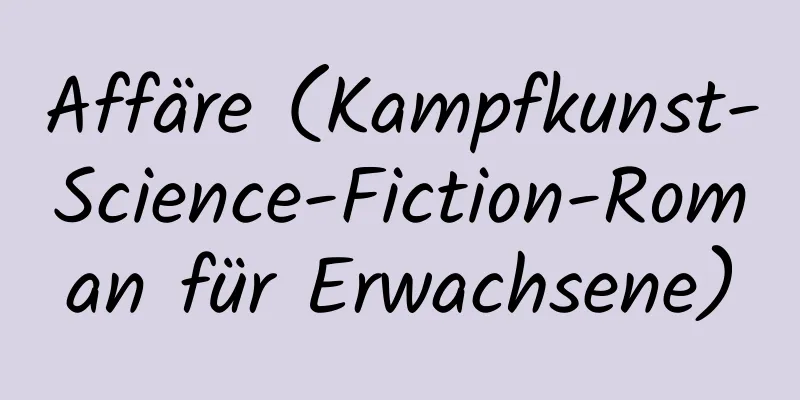 Affäre (Kampfkunst-Science-Fiction-Roman für Erwachsene)