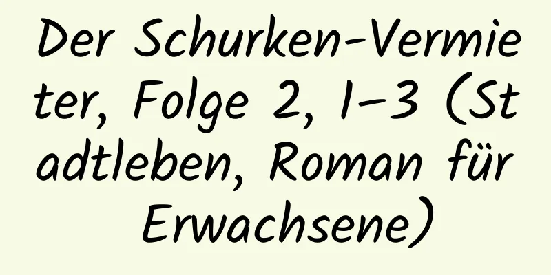 Der Schurken-Vermieter, Folge 2, 1–3 (Stadtleben, Roman für Erwachsene)