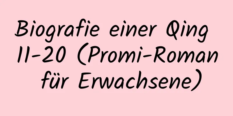 Biografie einer Qing 11-20 (Promi-Roman für Erwachsene)