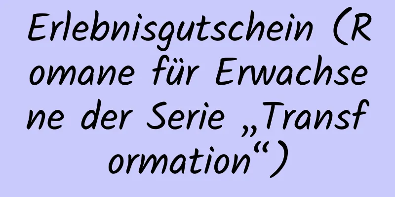 Erlebnisgutschein (Romane für Erwachsene der Serie „Transformation“)