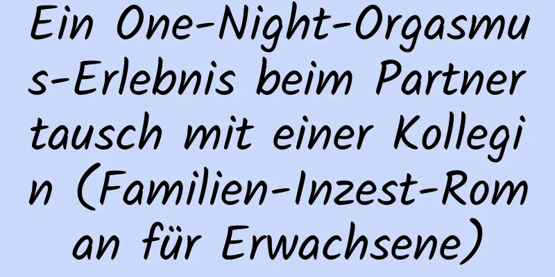 Ein One-Night-Orgasmus-Erlebnis beim Partnertausch mit einer Kollegin (Familien-Inzest-Roman für Erwachsene)