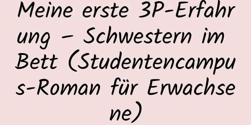 Meine erste 3P-Erfahrung – Schwestern im Bett (Studentencampus-Roman für Erwachsene)