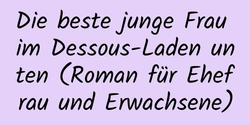 Die beste junge Frau im Dessous-Laden unten (Roman für Ehefrau und Erwachsene)