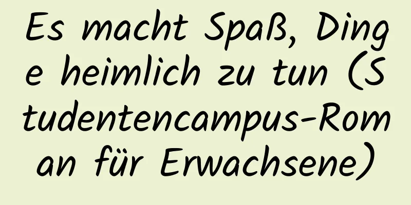 Es macht Spaß, Dinge heimlich zu tun (Studentencampus-Roman für Erwachsene)