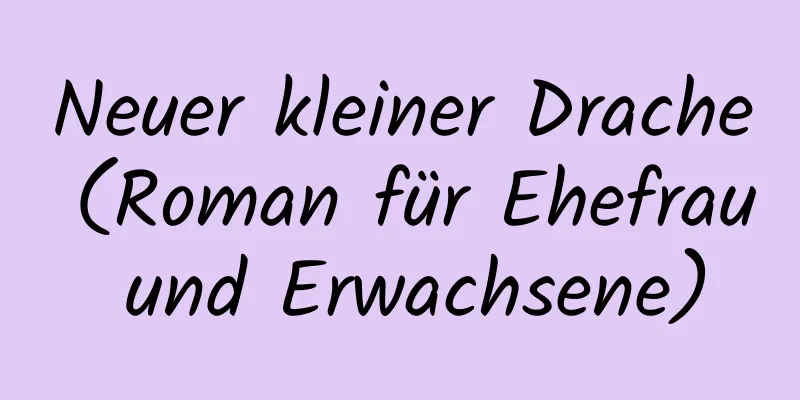 Neuer kleiner Drache (Roman für Ehefrau und Erwachsene)