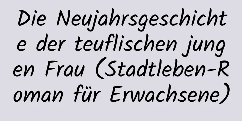 Die Neujahrsgeschichte der teuflischen jungen Frau (Stadtleben-Roman für Erwachsene)