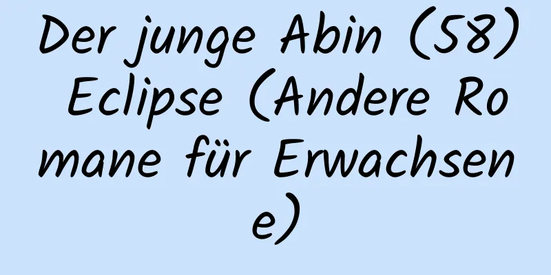 Der junge Abin (58) Eclipse (Andere Romane für Erwachsene)