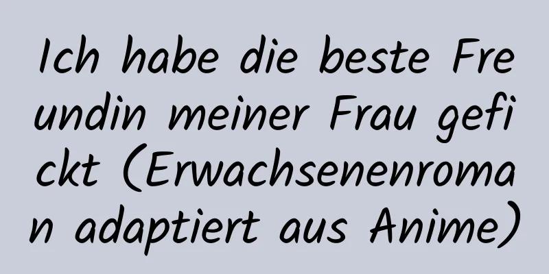 Ich habe die beste Freundin meiner Frau gefickt (Erwachsenenroman adaptiert aus Anime)