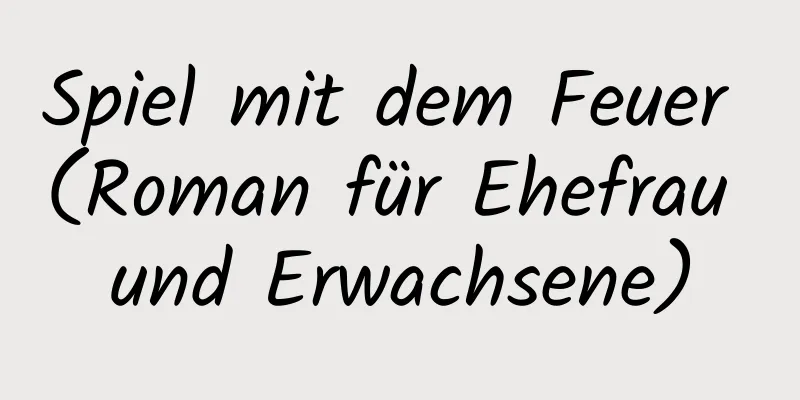 Spiel mit dem Feuer (Roman für Ehefrau und Erwachsene)