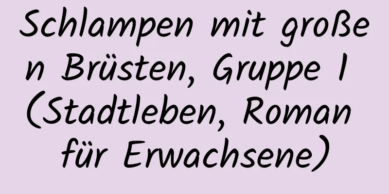 Schlampen mit großen Brüsten, Gruppe 1 (Stadtleben, Roman für Erwachsene)