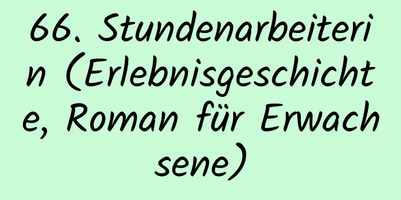 66. Stundenarbeiterin (Erlebnisgeschichte, Roman für Erwachsene)