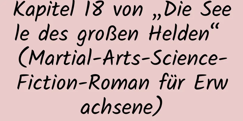 Kapitel 18 von „Die Seele des großen Helden“ (Martial-Arts-Science-Fiction-Roman für Erwachsene)