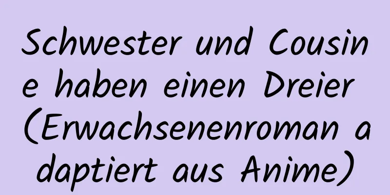 Schwester und Cousine haben einen Dreier (Erwachsenenroman adaptiert aus Anime)