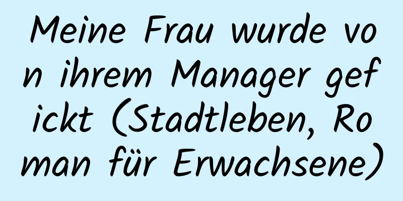 Meine Frau wurde von ihrem Manager gefickt (Stadtleben, Roman für Erwachsene)