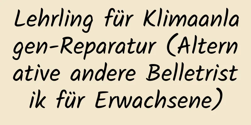 Lehrling für Klimaanlagen-Reparatur (Alternative andere Belletristik für Erwachsene)