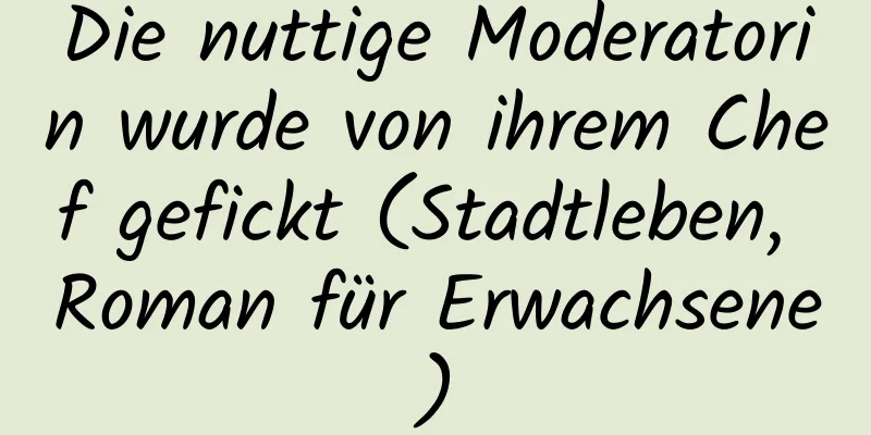 Die nuttige Moderatorin wurde von ihrem Chef gefickt (Stadtleben, Roman für Erwachsene)