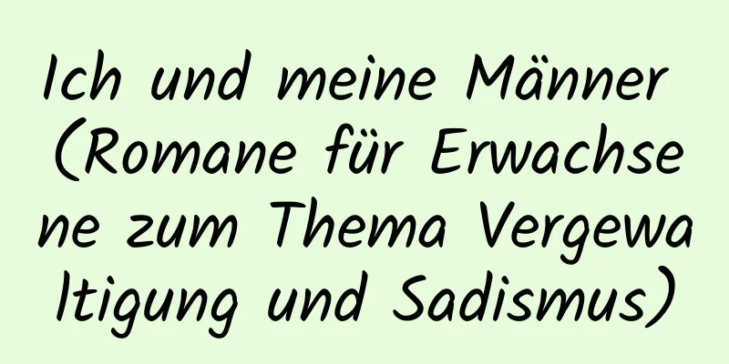 Ich und meine Männer (Romane für Erwachsene zum Thema Vergewaltigung und Sadismus)