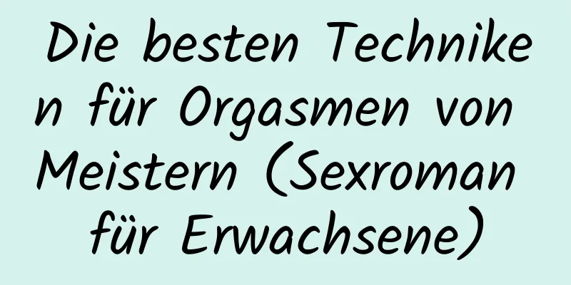 Die besten Techniken für Orgasmen von Meistern (Sexroman für Erwachsene)