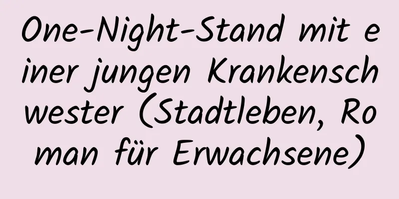 One-Night-Stand mit einer jungen Krankenschwester (Stadtleben, Roman für Erwachsene)