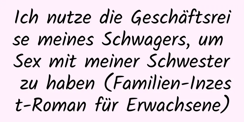 Ich nutze die Geschäftsreise meines Schwagers, um Sex mit meiner Schwester zu haben (Familien-Inzest-Roman für Erwachsene)