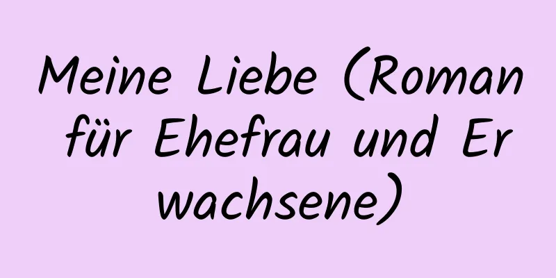 Meine Liebe (Roman für Ehefrau und Erwachsene)