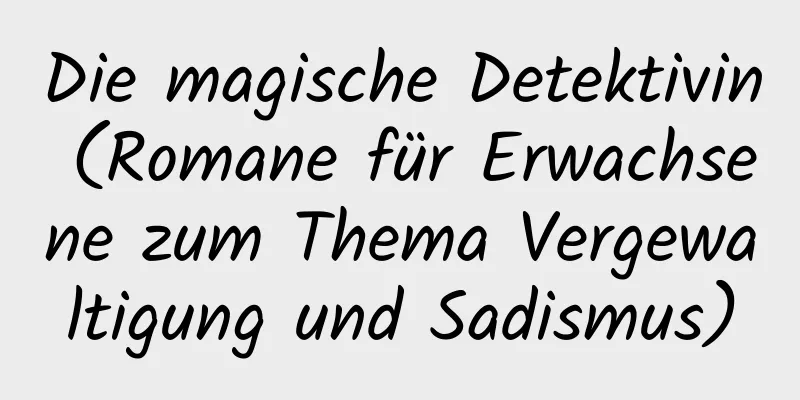 Die magische Detektivin (Romane für Erwachsene zum Thema Vergewaltigung und Sadismus)