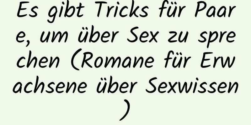 Es gibt Tricks für Paare, um über Sex zu sprechen (Romane für Erwachsene über Sexwissen)