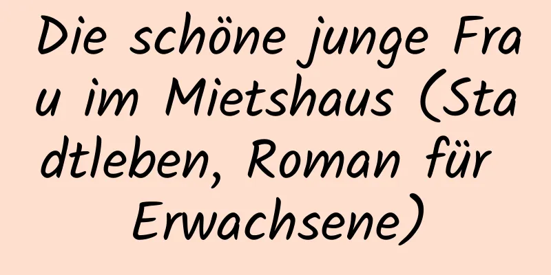 Die schöne junge Frau im Mietshaus (Stadtleben, Roman für Erwachsene)