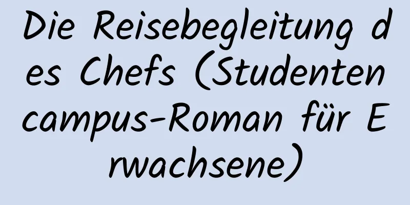 Die Reisebegleitung des Chefs (Studentencampus-Roman für Erwachsene)