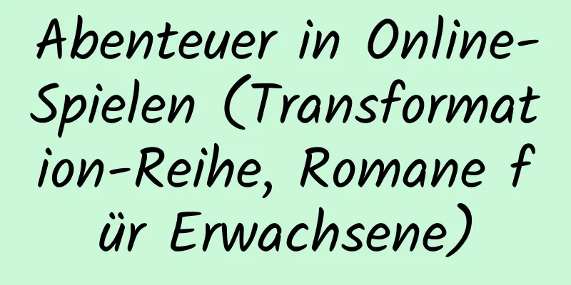 Abenteuer in Online-Spielen (Transformation-Reihe, Romane für Erwachsene)