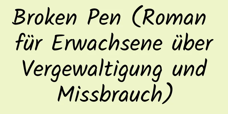 Broken Pen (Roman für Erwachsene über Vergewaltigung und Missbrauch)