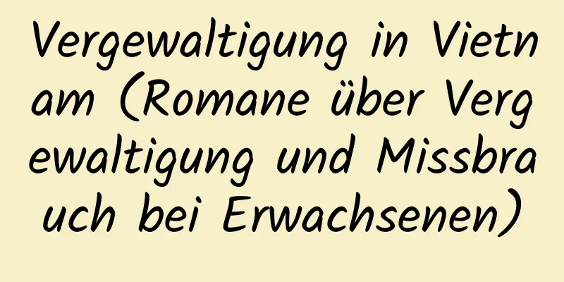 Vergewaltigung in Vietnam (Romane über Vergewaltigung und Missbrauch bei Erwachsenen)