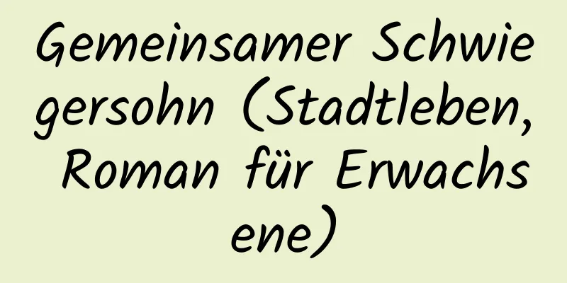 Gemeinsamer Schwiegersohn (Stadtleben, Roman für Erwachsene)