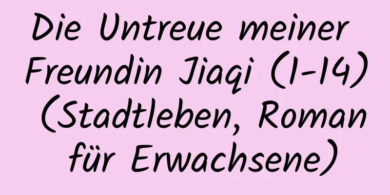 Die Untreue meiner Freundin Jiaqi (1-14) (Stadtleben, Roman für Erwachsene)