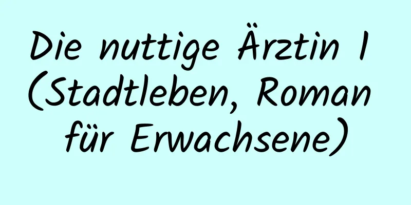 Die nuttige Ärztin 1 (Stadtleben, Roman für Erwachsene)