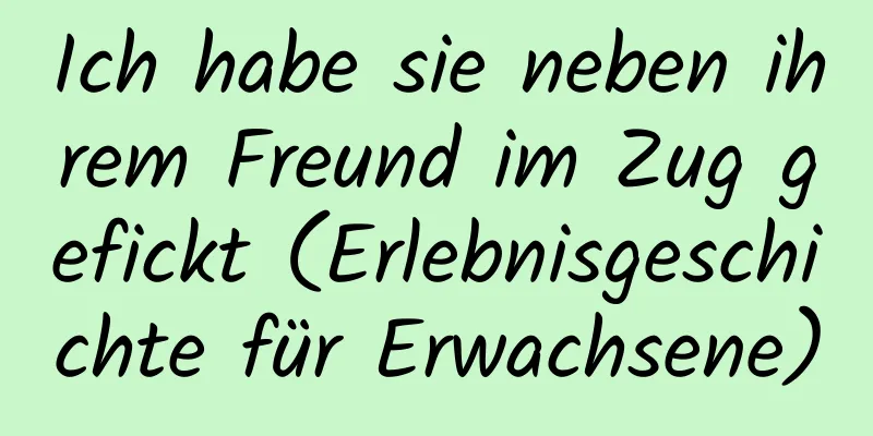 Ich habe sie neben ihrem Freund im Zug gefickt (Erlebnisgeschichte für Erwachsene)