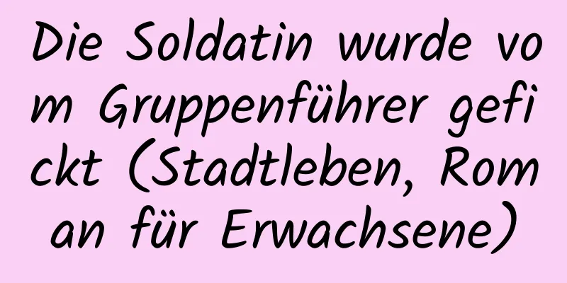 Die Soldatin wurde vom Gruppenführer gefickt (Stadtleben, Roman für Erwachsene)