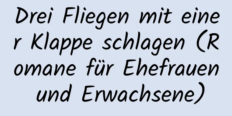 Drei Fliegen mit einer Klappe schlagen (Romane für Ehefrauen und Erwachsene)